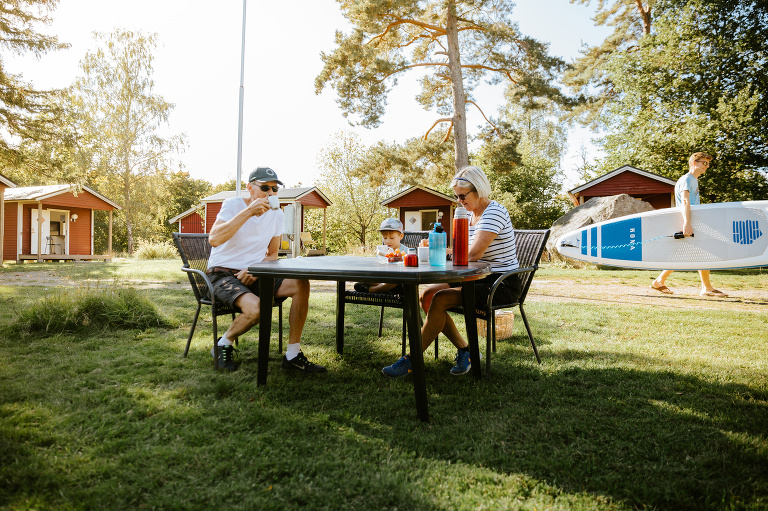 Aktivt uteliv stugbyn Björnö Västerås Fotograf Henrik Mill