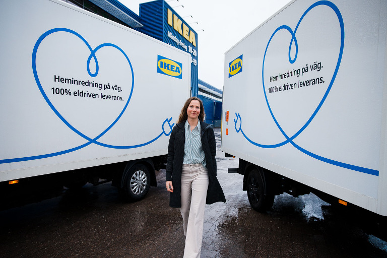 Hanna Bevenby Broman, logistikchef för IKEA Sverige