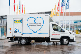 Ikea Elbilar leverans Sverige Stockholm